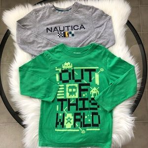 TWO KIDS LONG SLEEVE SHIRTS